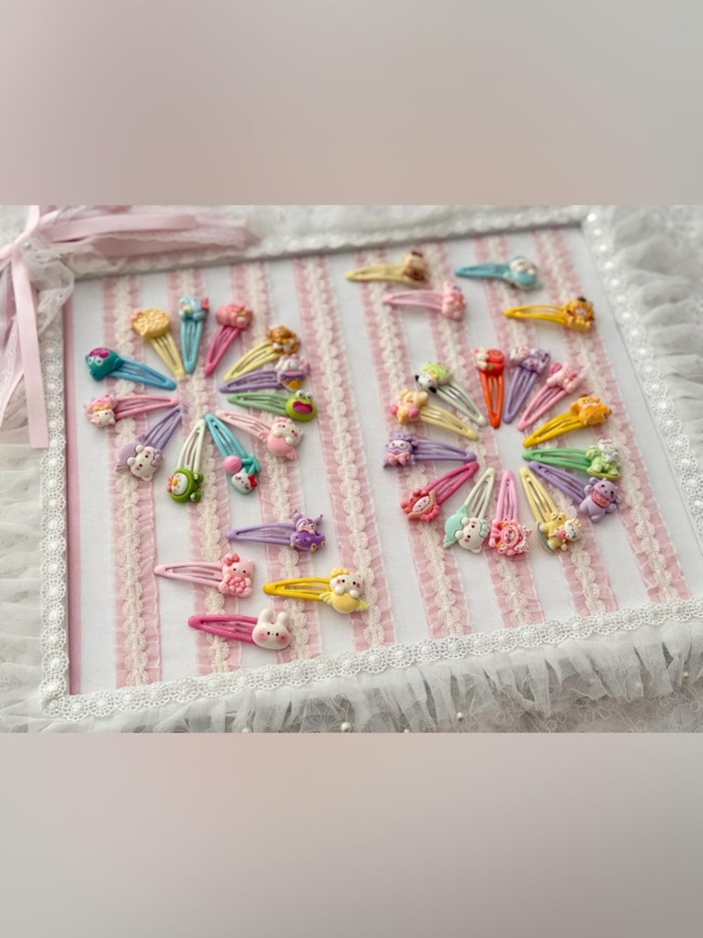 New 4pcs hair snap clips for girls